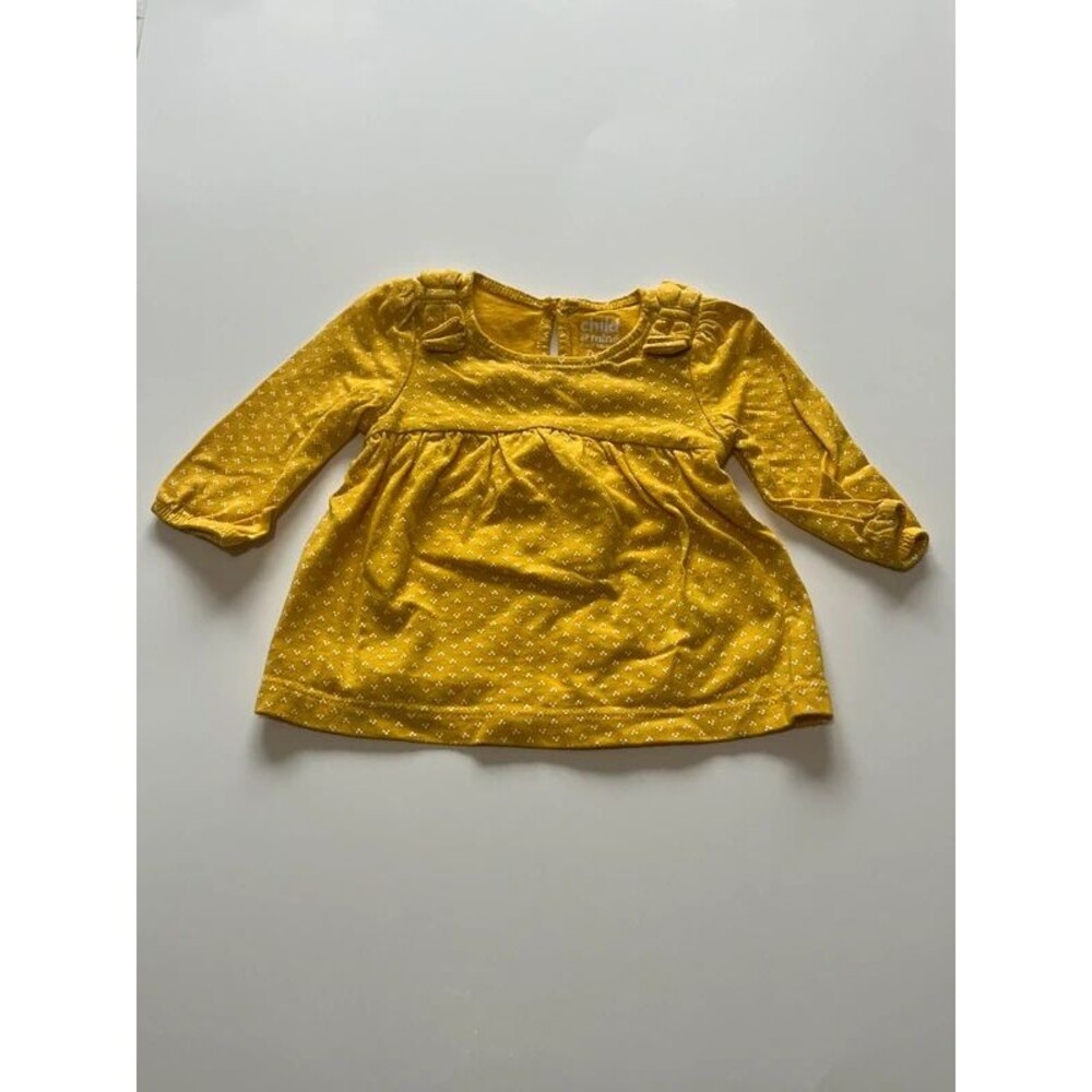 Carter’s Yellow Polka Dot Baby Girl Top | 0–3M